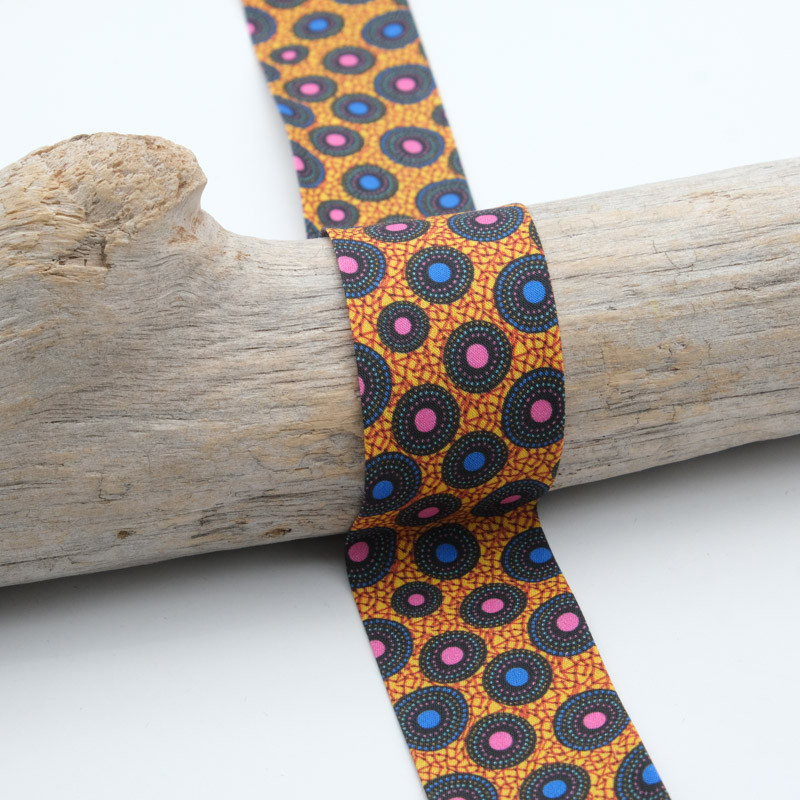 30mm Round Two-Tone Ethnic Bias Tape - Maison Klem